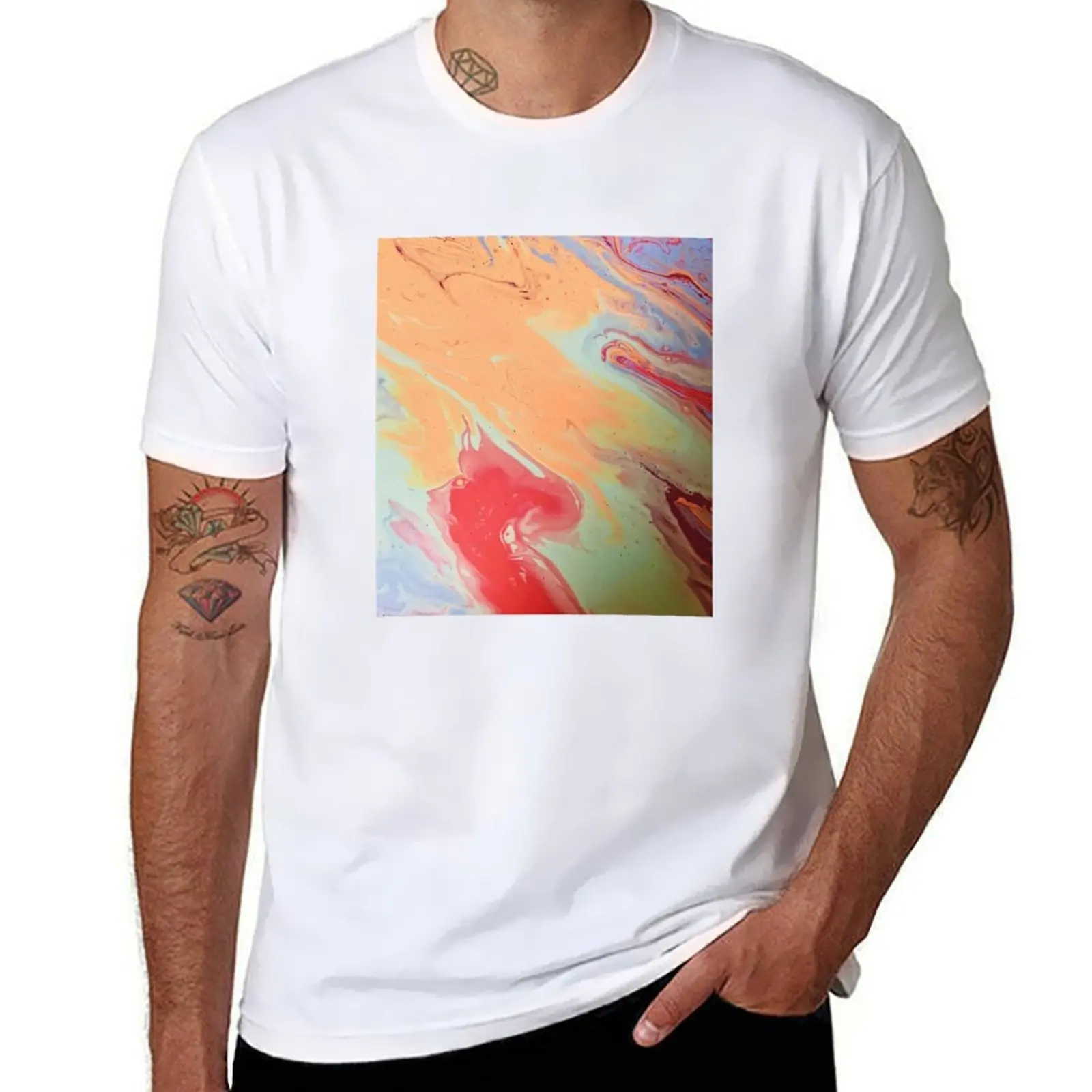 

Cute Digital Art Print T-Shirt t shirts for man slim fit anime t shirts oversize T-Shirt