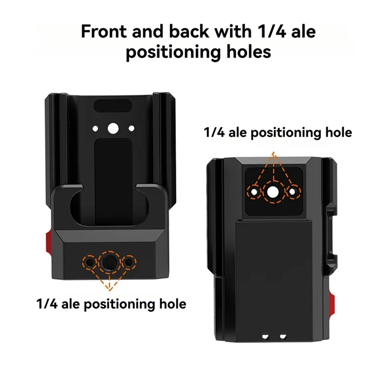 ABKI-Gabbia per fotocamera per DJI Osmo Pocket 3 Adattatore di espansione Staffa protettiva per maniglia del telaio della lunetta, montaggio rapido per pattino freddo