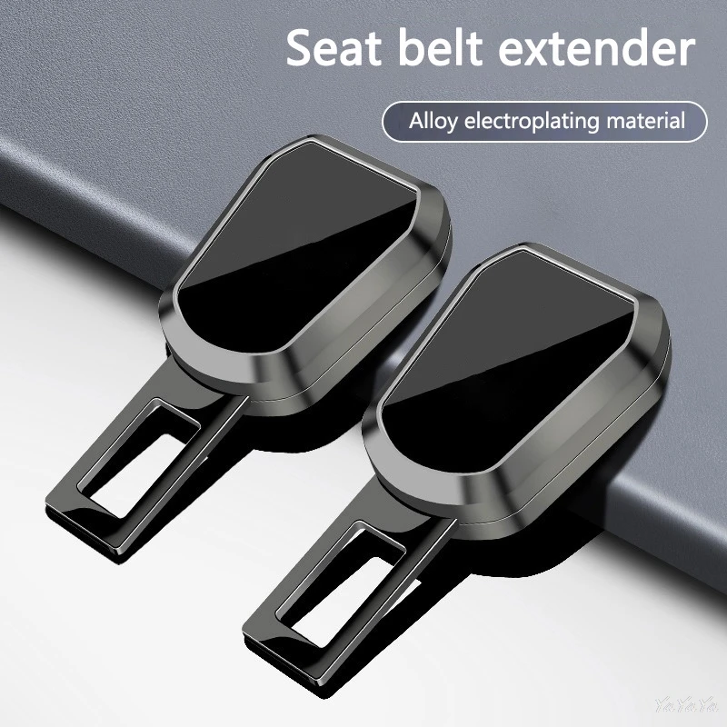 Car Seat Belt Extender Zinc Alloy Safety Belt Buckle Extension Plug For Audi RS Sline S6 S7 S5 A3 A4 A6 A7 A8L Q7 Q8 RS3 Sticker view 4