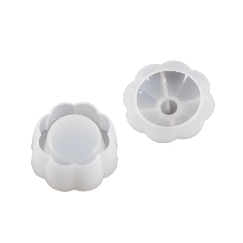 Epoxy Resin Mold Jewelry Box Molds Flower Shaped Storage Container Moulds Silicone Material for Making Storage Box Jar X3UD