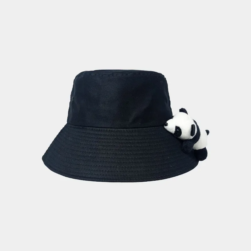 الباندا صياد قبعة الأطفال الحد من العمر لطيف دمية حوض قبعة تنوعا في الهواء الطلق حماية من الشمس قناع الذكور