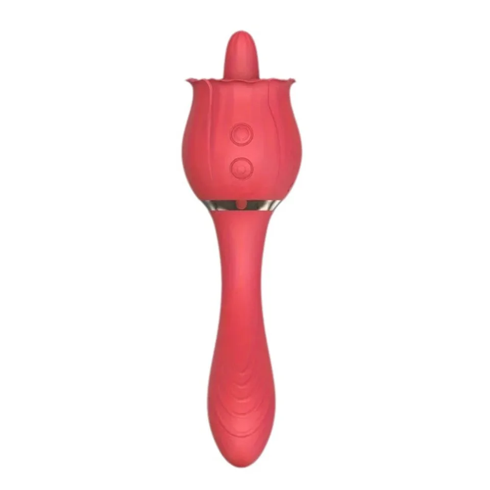 Couple Sex Toy AV Vibrator With Tongue Licking Clitoris G-spot Stimulator Female Orgasmic Masturbator Adult Toy For Women Comfor