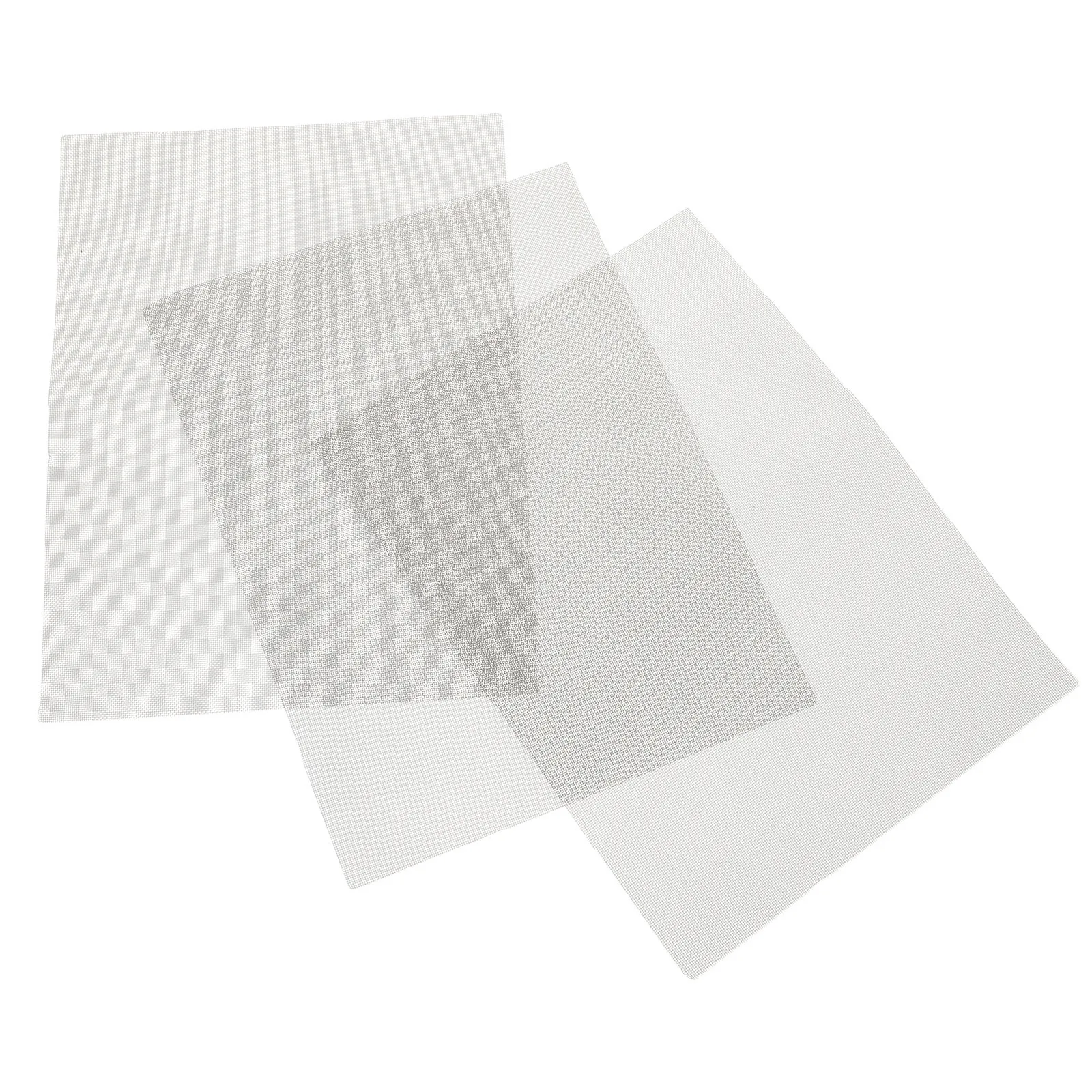 

3Pcs Plastic Repair Mesh Screen Stainless Steel Wire Welding for Bumper Hole Crack Fix Strong Mesh Metal Screen