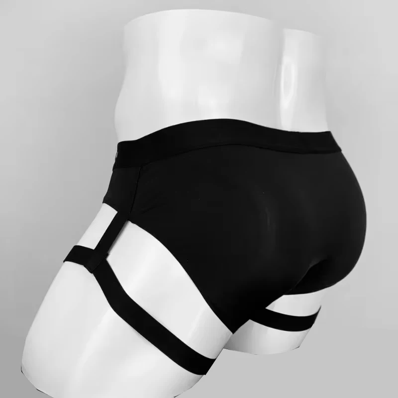 Tanga Deportivo para Hombre, Ropa Interior Masculina, Sexy, Transpirable, con Tirantes en las Piernas