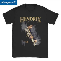 Funny Rock Guitar Singer T-Shirts for Men Women Round Neck 100% Cotton T Shirt Jimi H-Hendrixs Short Sleeve Tee Shirt Tops