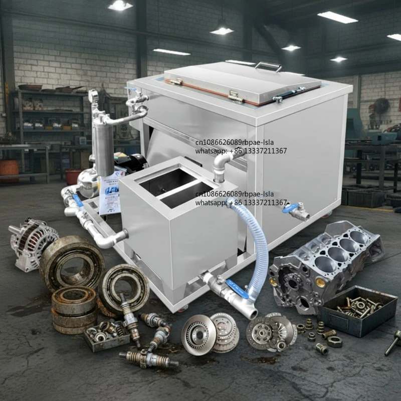 ODM 50L Industrial Ultrasonic Cleaner with Filter 180G DPF Ultrasonic Cleaning Machine for Engine Blocks Valves Injector