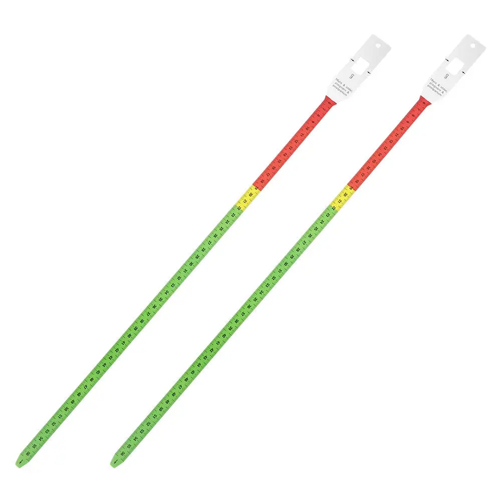 2Pcs Kids Head Circumference Measuring Tape 56.5cm Soft Flexible Plastic Infant Arm Measure Ruler for Accurate Baby Growth