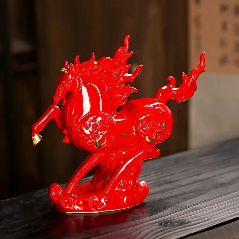 Ornaments Lucky Living Room Office Decorations Year of the Horse New Year Gifts Birthday