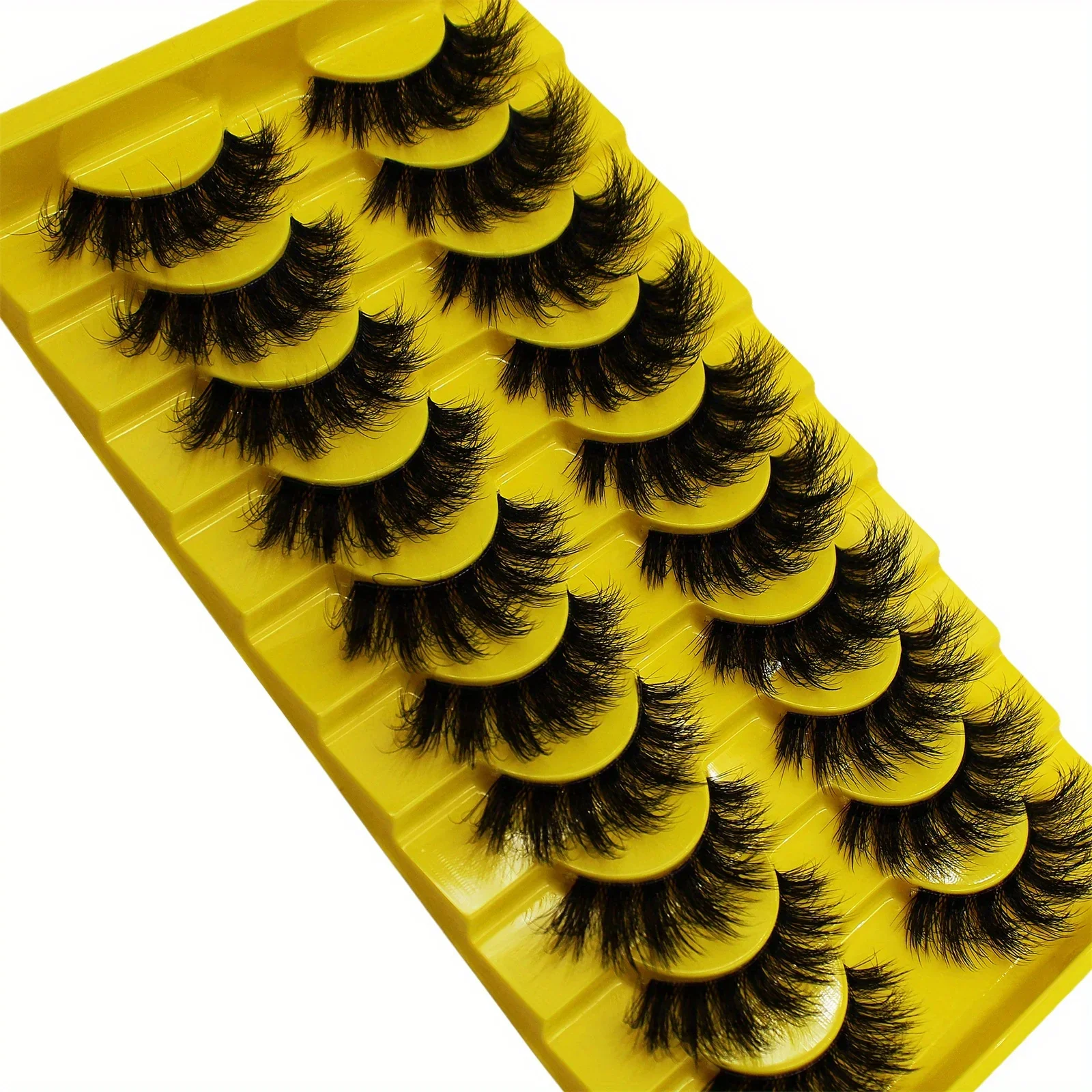 30 Pairs 3-Pack 3D Fake Lashes Fluffy Soft Wispy Volume Natural long E-girls False Eyelashes Eye Lashes Reusable lashes Makeup