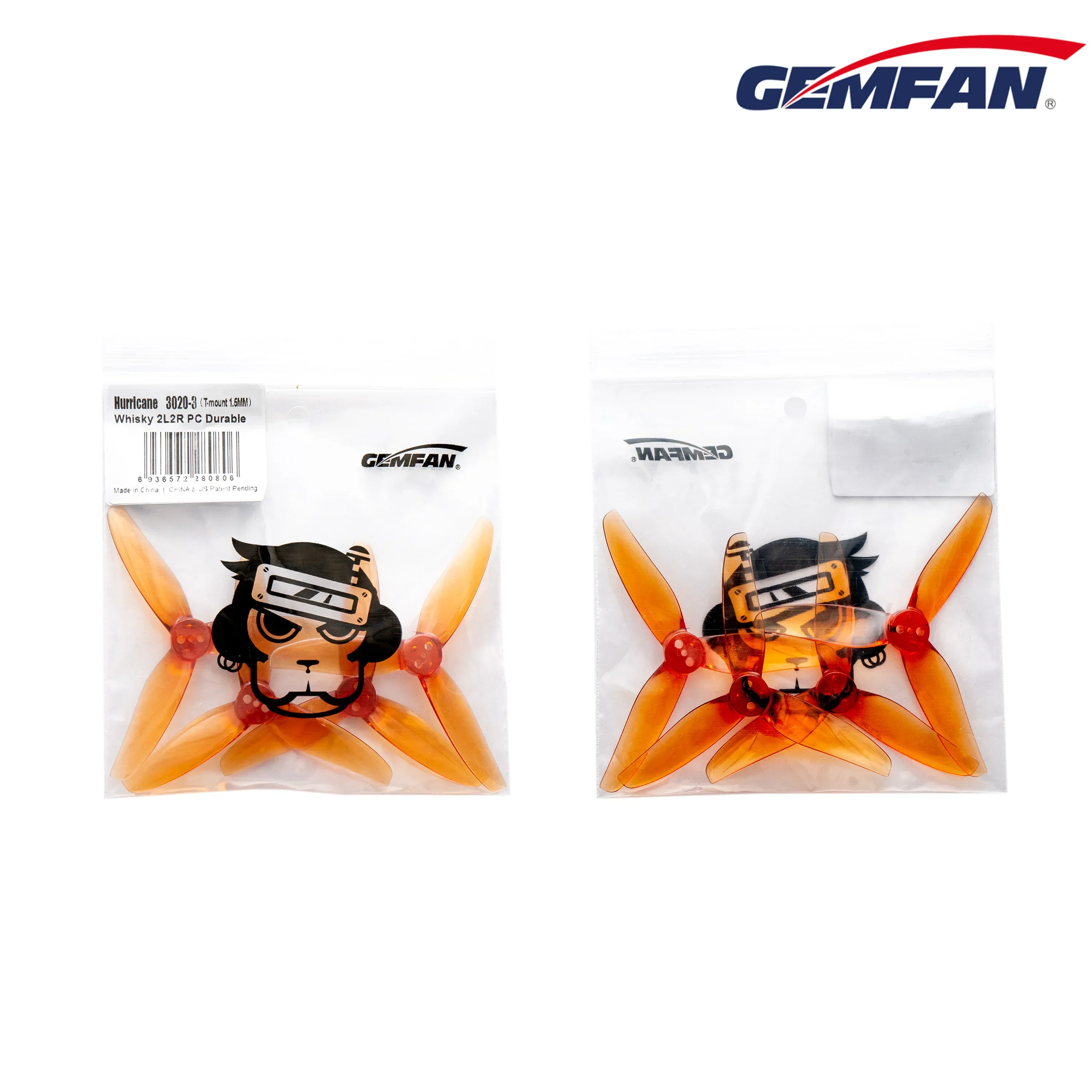 10คู่ (10CW + 10CCW) gemfan พายุเฮอริเคน3020 3-ใบพัด1.5mm 2mm สำหรับ FPV 3นิ้วโดรนไม้จิ้มฟัน