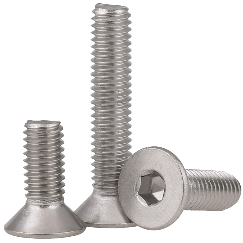 Picture 7: 5-50pcs Allen key head flat screw DIN7991 M2 M2.5 M3 M4 M5 M6 M8 Hex socket flat countersunk head screw bolt 304 stainless steel