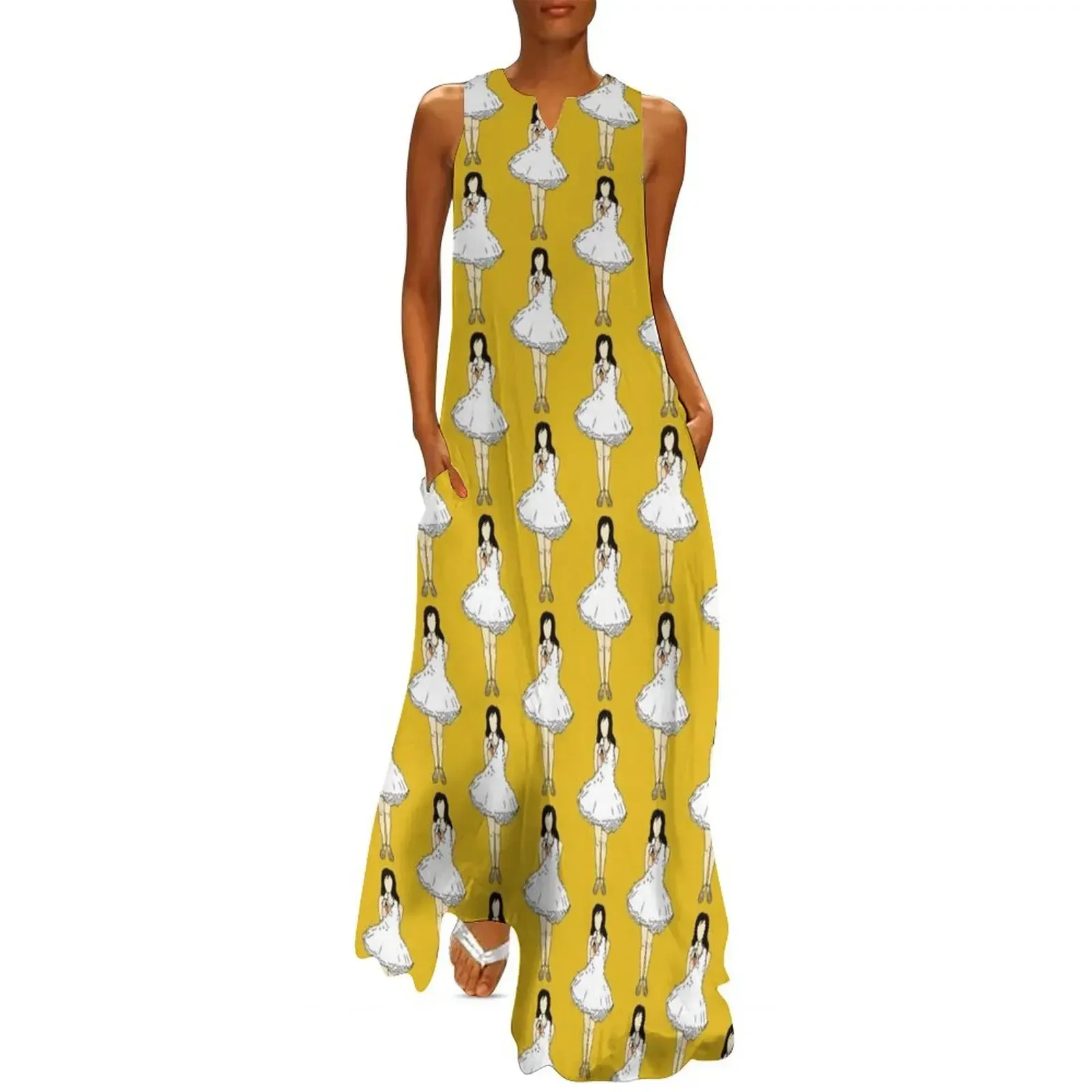 

Bjork Swan Dress Long Dress dress korean style Female women elegant