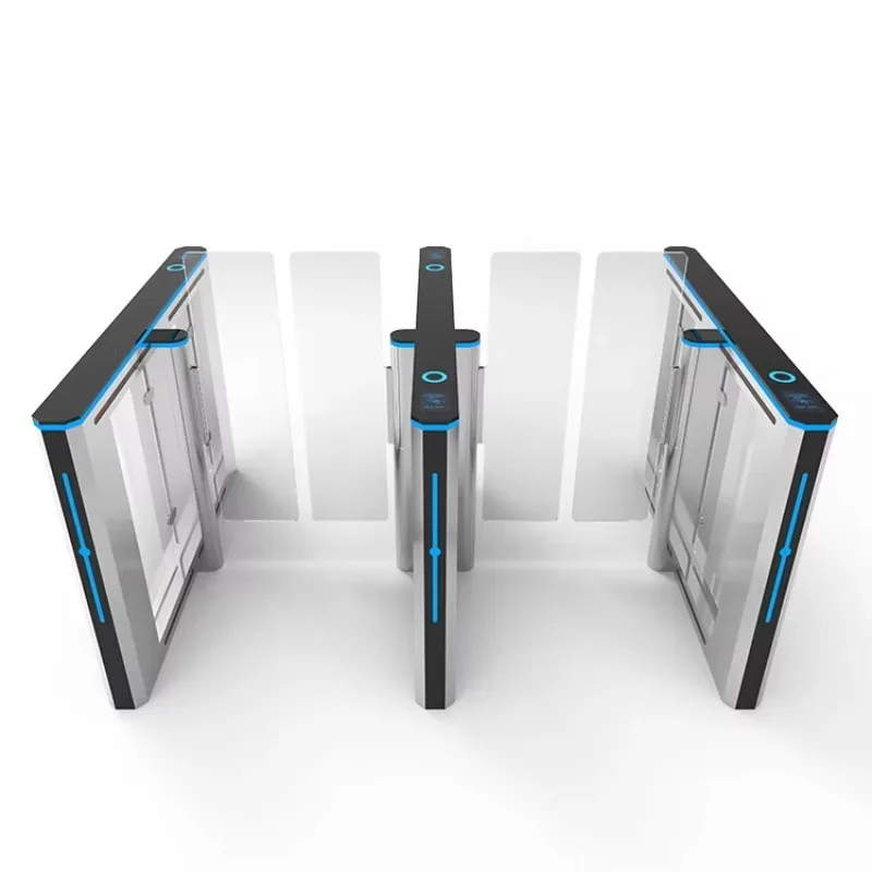 Bar Code Verification Anti-Collision Swing Obstacle Speed Gate Turnstile Visitor Access Control System