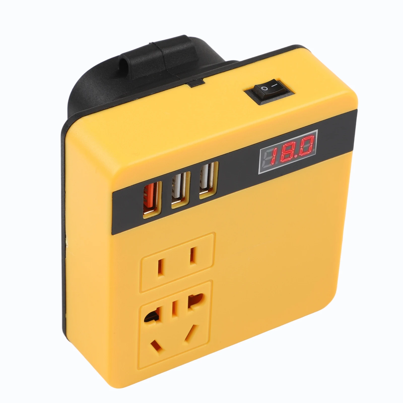 DC To AC Converter 120W Inverter 105 * 100 * 67mm Multi-function Inverter Safety Protection Systems Wide Applications