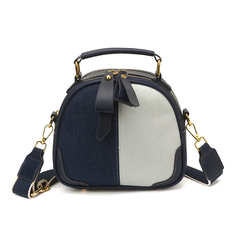 

Casual Women Denim Handbags Shoulder Bags High Quality Ladies Small Crossbody Bags for Women Fashion New Patchwork Messenger Bag