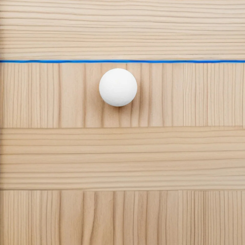 6 pçs 36mm bolas de futebol de mesa branco acessórios de mesa de matraquilhos alto contraste redução de ruído para recreação de escritório em casa