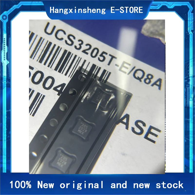 10PCS/LOT  UCS3205T-E/Q8A UCS3205T  205  MKK USB Power Controller Single  19 VQFN  Brand new original