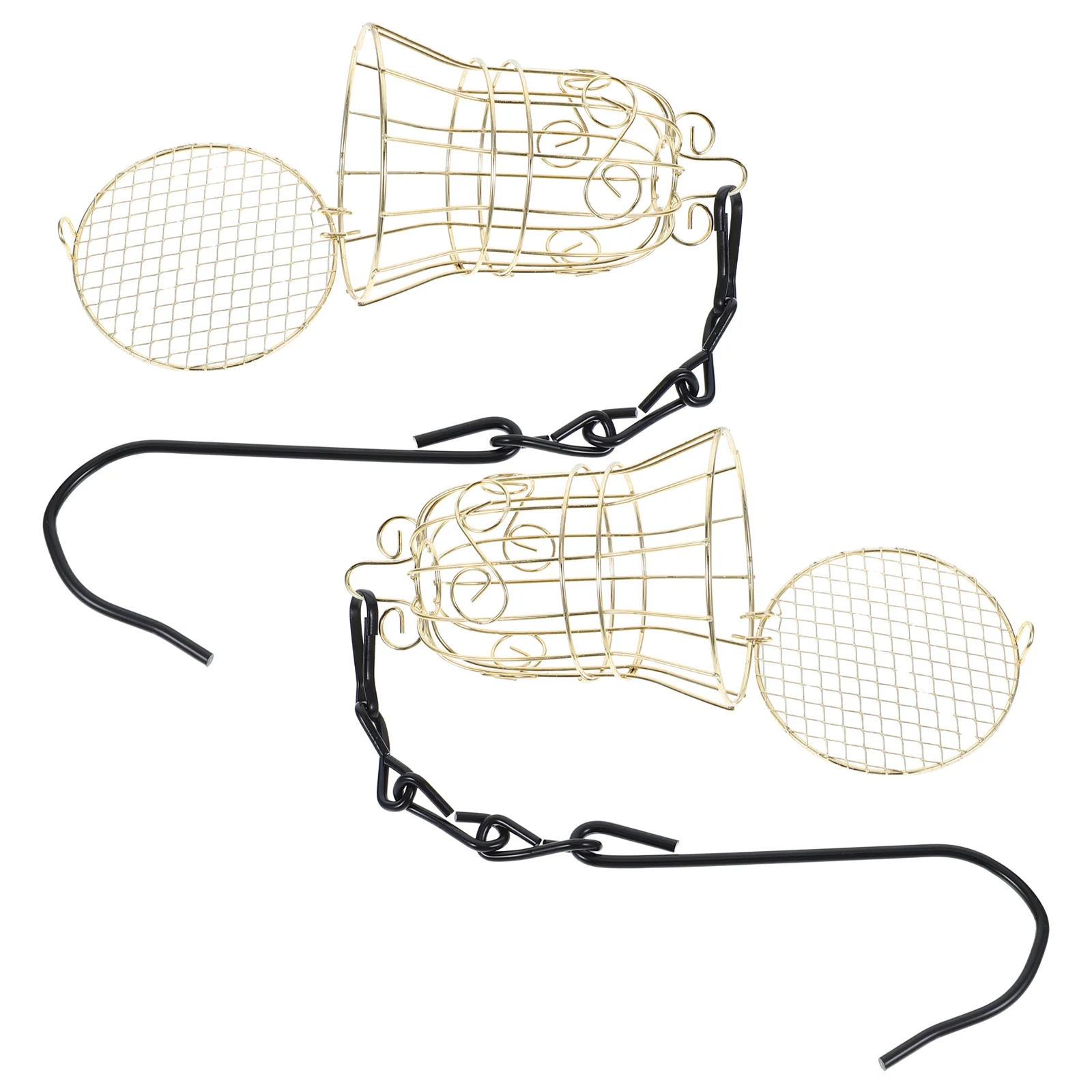 

2Pcs Durable Garden Hummingbird Feeders Outdoor Hanging Tray Attracts Birds Portable Design for Yard Decoration