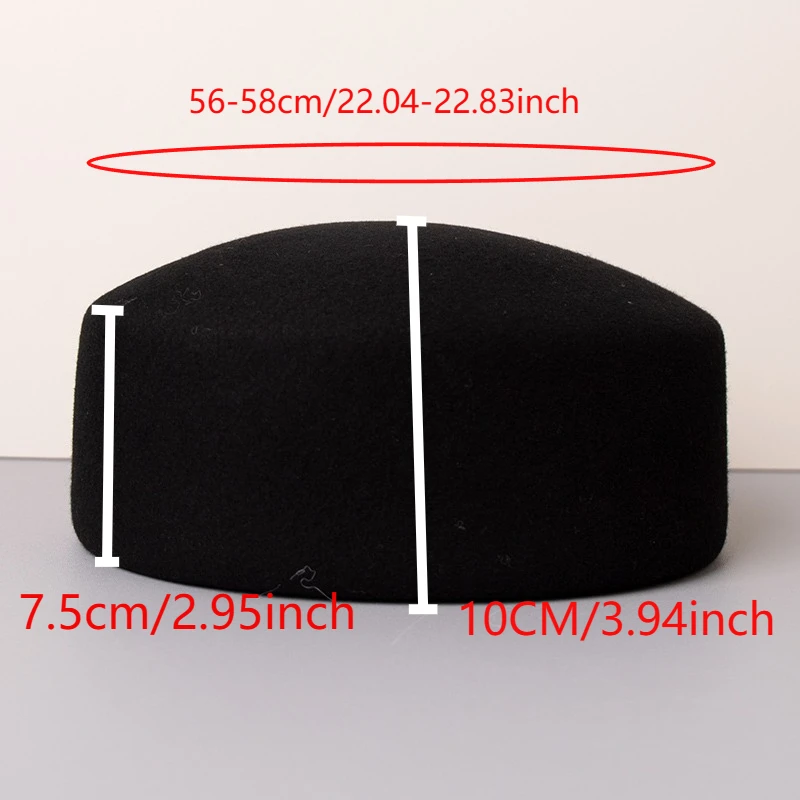 خمر قمة صلبة شقة فيدوراس القبعات النساء 100% ورأى الصوف القبعات قبعة الزفاف الفاسناتور قبعات الزفاف كوكتيل حفلة صندوق حبوب منع الحمل قبعة