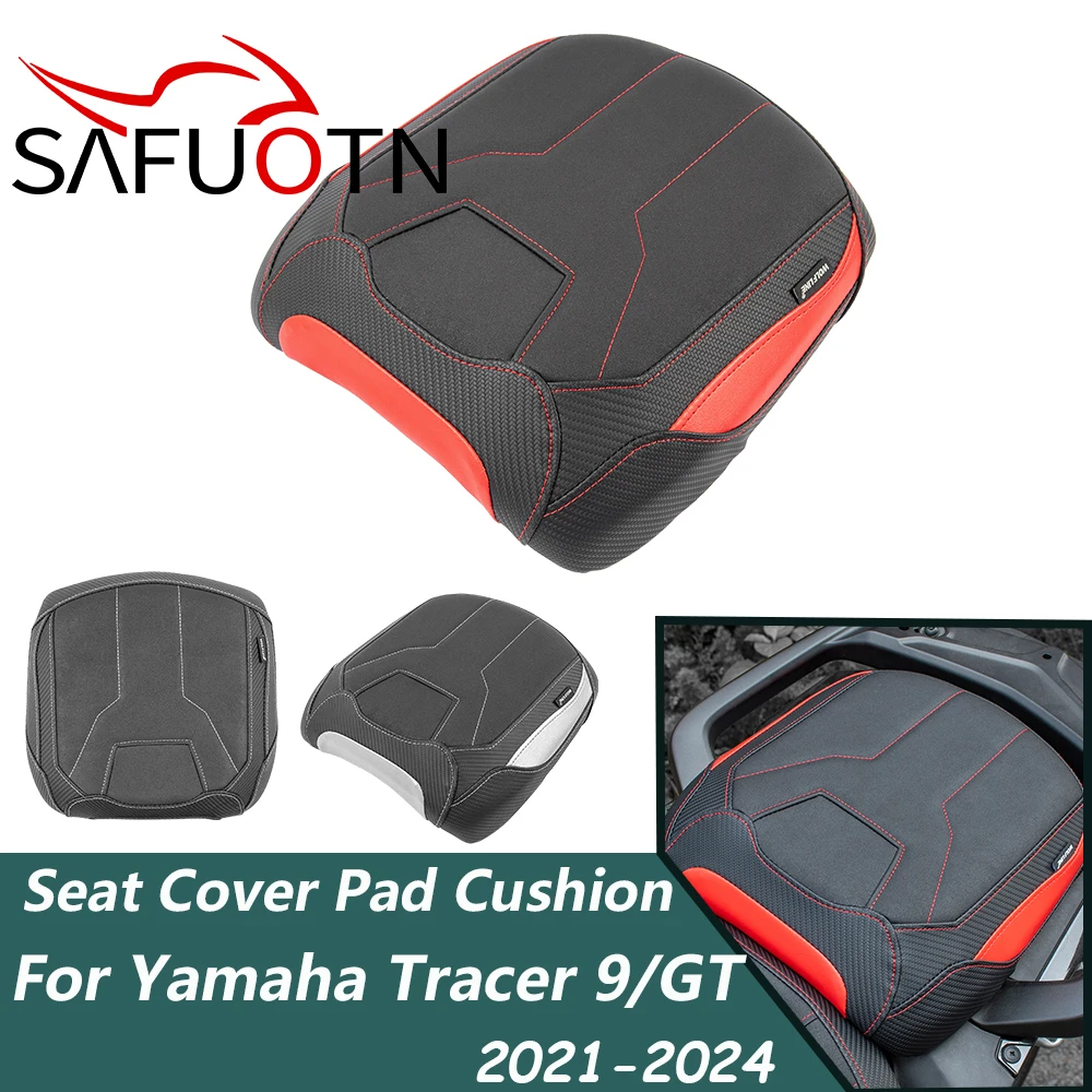 Safuotn Motorcycle Rear Passenger Seat Cover cushion Pillion for Yamaha Tracer9 Tracer9GT 2021-2024 Moto Accessories