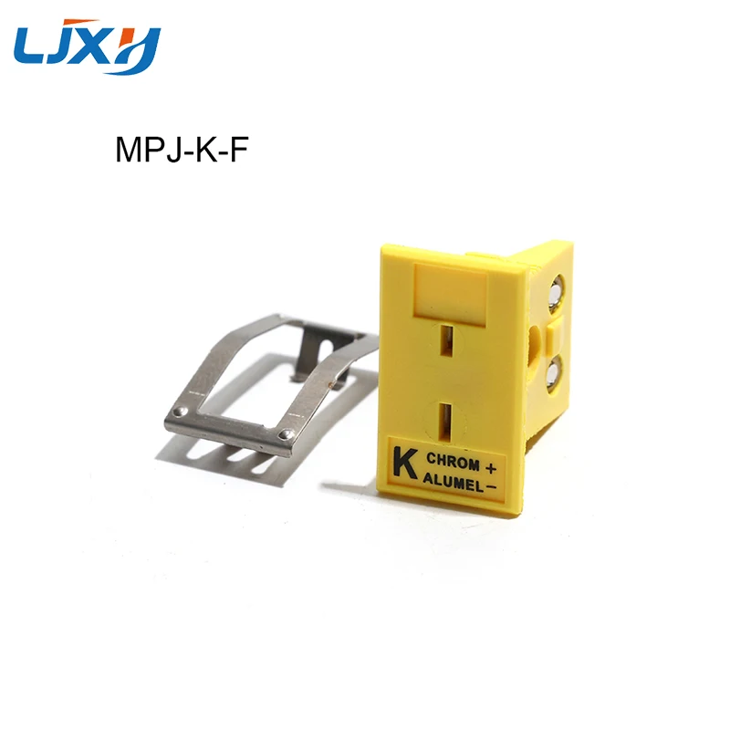 LJXH K/T/J/N/RS-Type MPJ-K-F MPJ-N-F MPJ-T-F MPJ-J-F MPJ-RS-F Thermocouple Panel Socket High Temperature Resistant Connector
