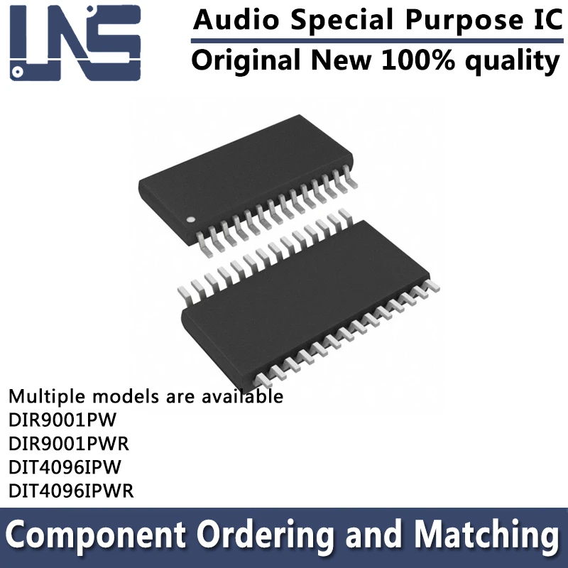 1pcs DIR9001PW DIR9001PWR DIT4096IPW DIT4096IPWR TSSOP-28 Audio Special Purpose IC