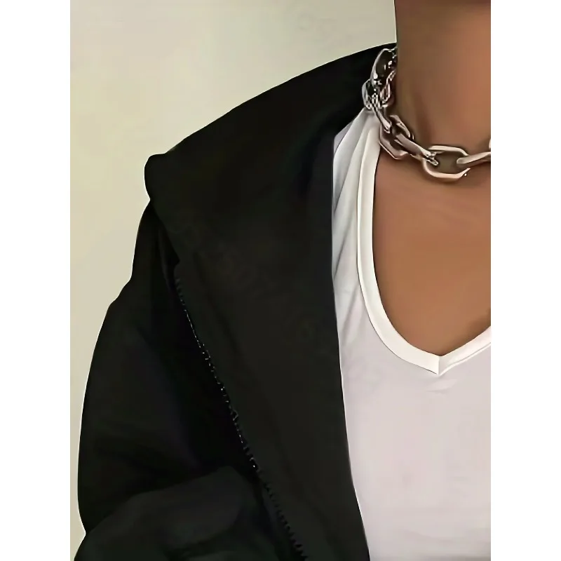 아메리칸 스트리트 헤비웨이트 여성용 지퍼 후디 가을 및 겨울 신상 캐주얼 패션 남녀 공용 스트리트웨어