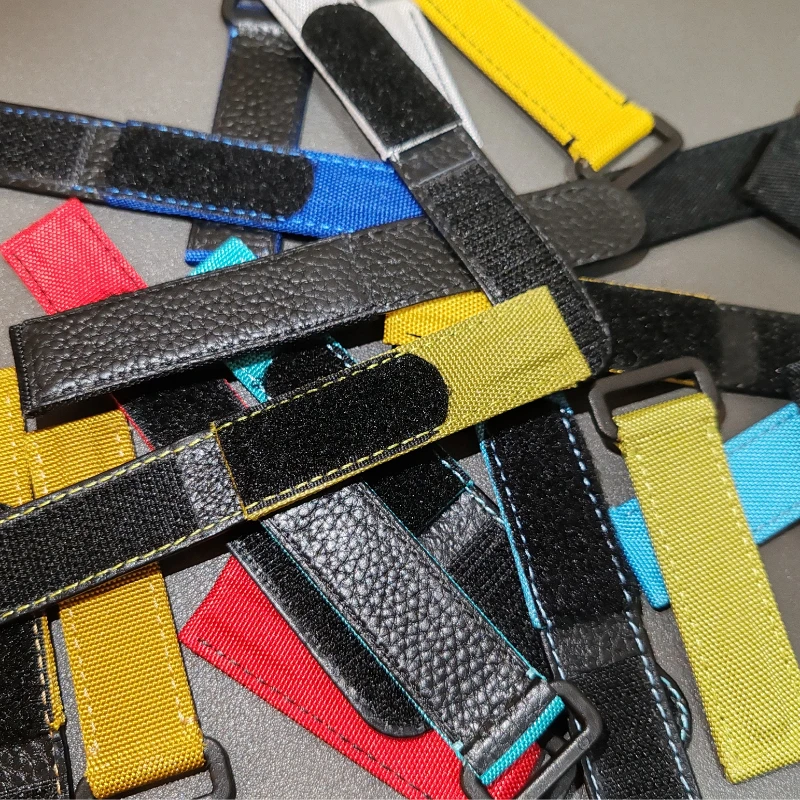 20 مللي متر النايلون الفيلكرو حزام الساعات ل دايتونا الفرعية رولكس سايكو كاسيو تيسو ساعة ملحقات السلسلة حزام ساعة أبل