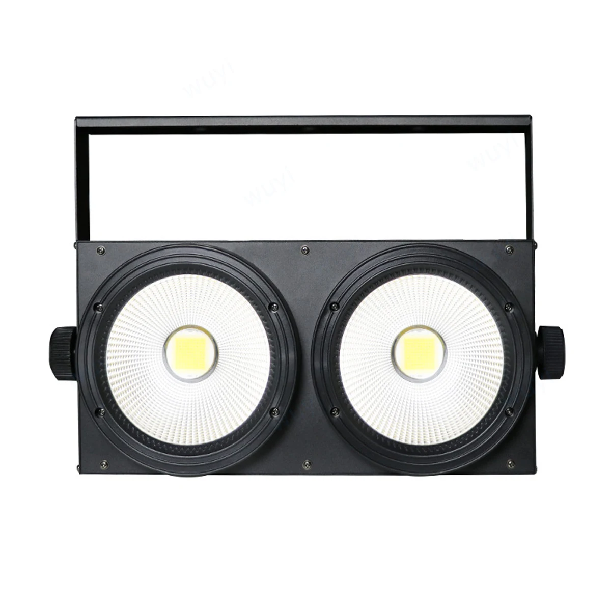 Imagem -02 - Cob Led Blinder Light 2x100w Warm Cool White Olhos Controle Dmx512 para Show Palco Clube Disco Estúdio