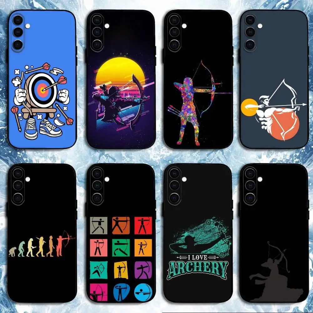 

Archery Sprot Phone Case For Samsung Galaxy A73,A72,A71,A70,A53,A52,A51,Others Soft Black Shell