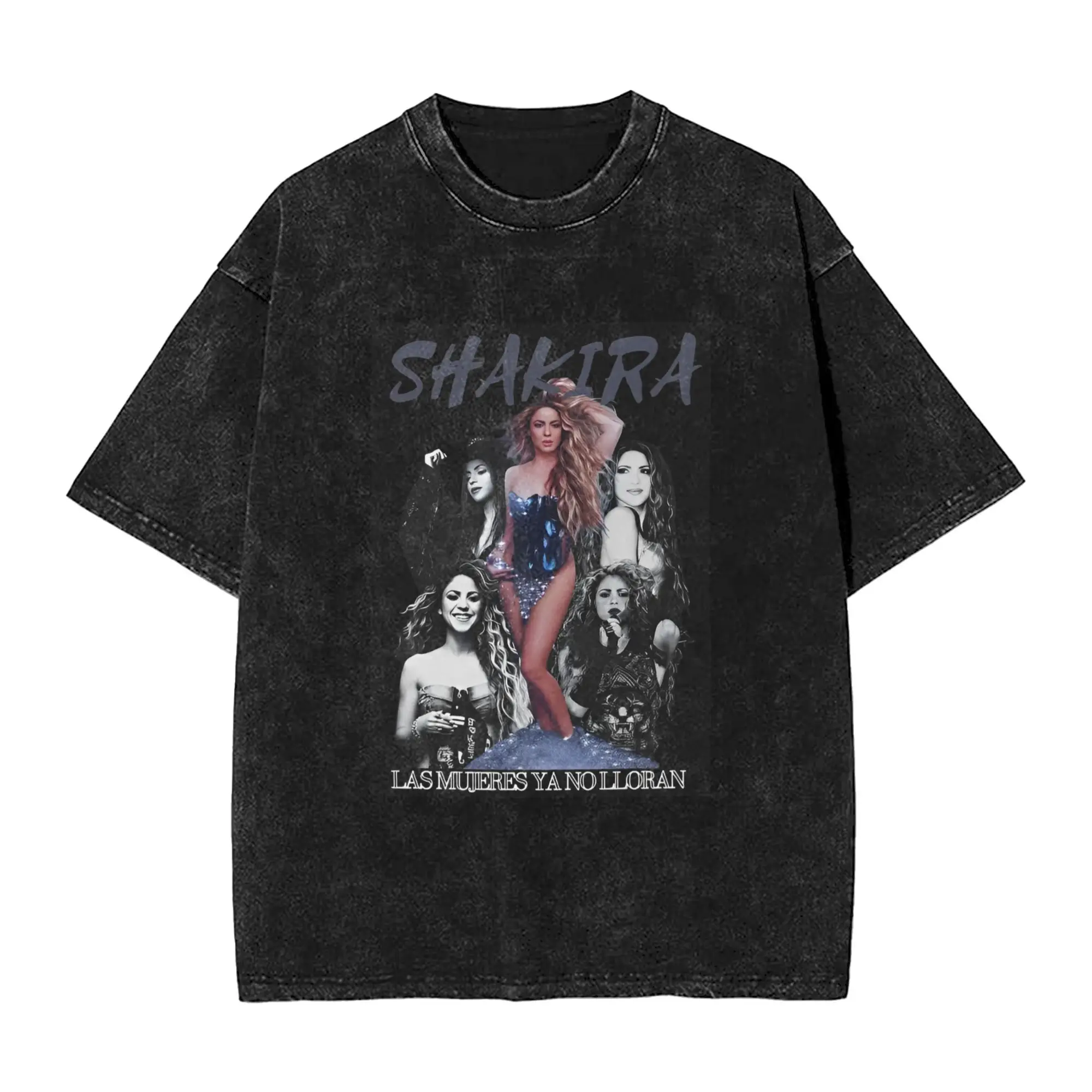 Men Shakira Las Mujeres Ya No Lloran 2025 World Tour  T Shirts  Tees Summer Vintage Short Sleeve T Shirt