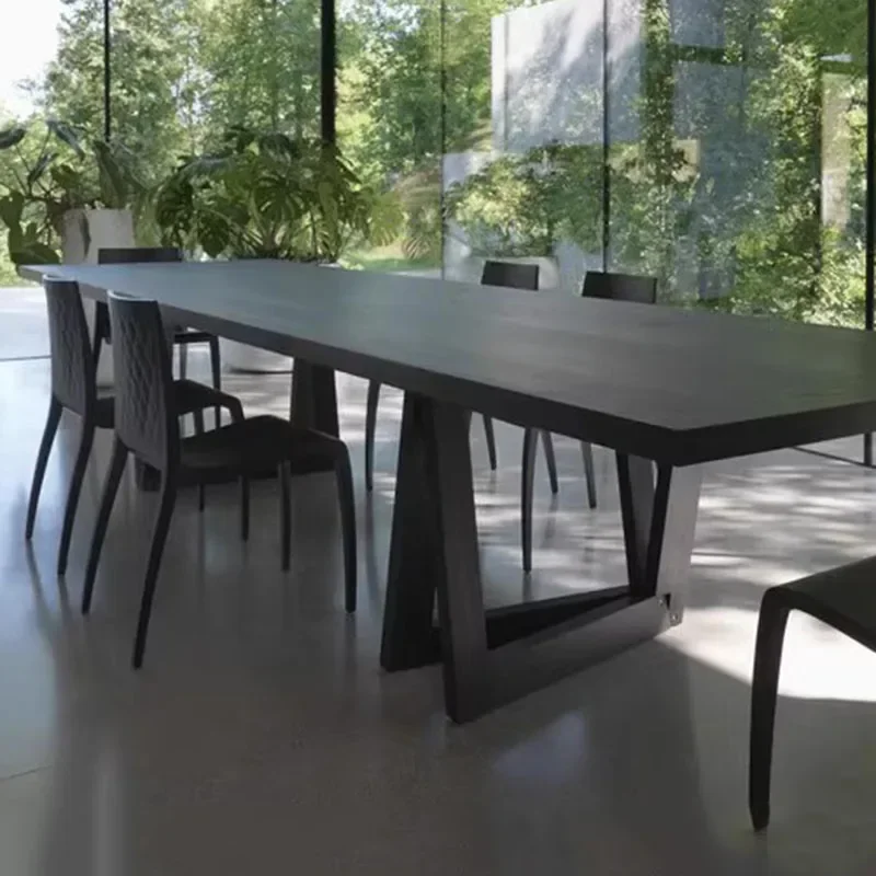 

y Деревянный офисный стол в стиле ретро, длительный европейский товар, компьютерные столы, конференц-прием Mesa