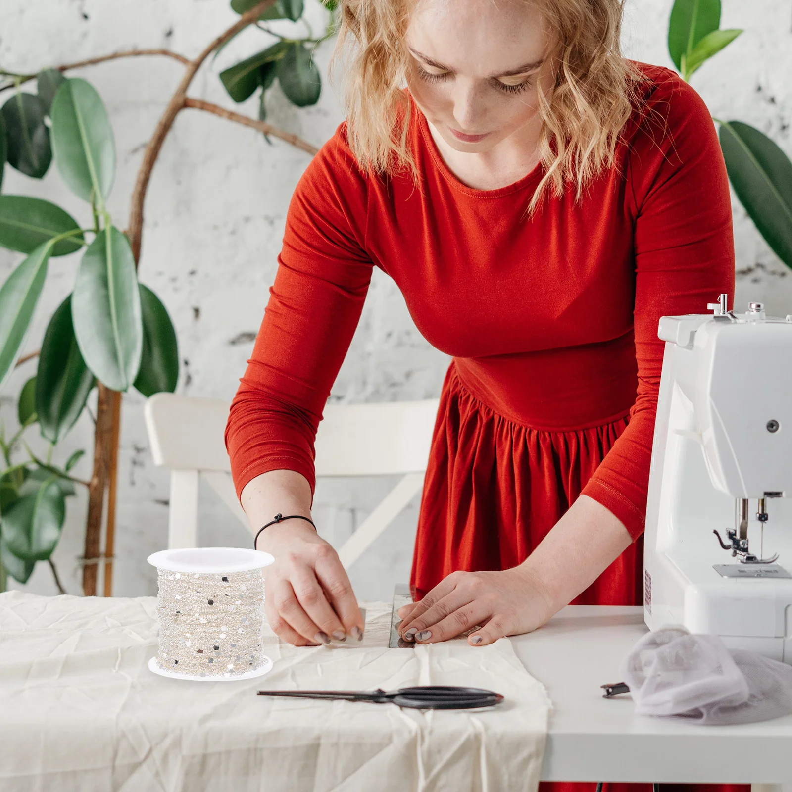 1 Roll Craft Women Cable Supplies Links Copper Diy Chain Cable Chain Links Diy Copper Bracelets Chains Supplies