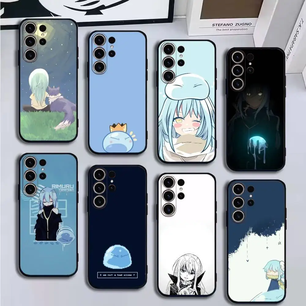 

Anime R-Rimuru Tempest Phone Case For SamsungS25,24,21,22,23,30,Ultra,20,Plus,Fe,Lite,Note,10,9,Soft Black Cover