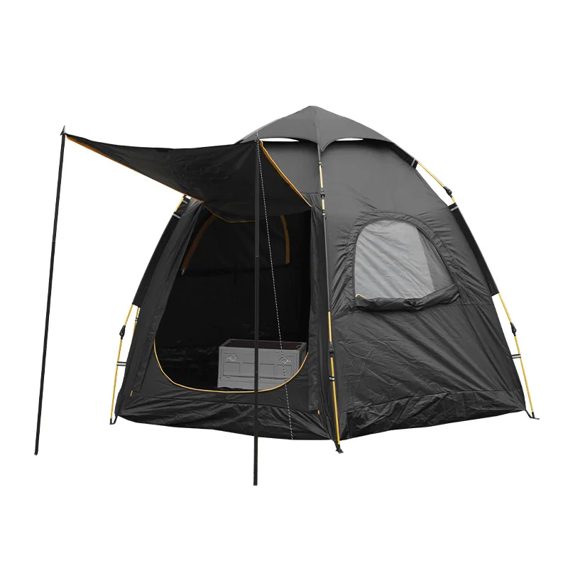 Moon Vinyl full blackout automatic tent UPF50+ effectively reflects ultraviolet rays Full shade is cooler Breathable five sides