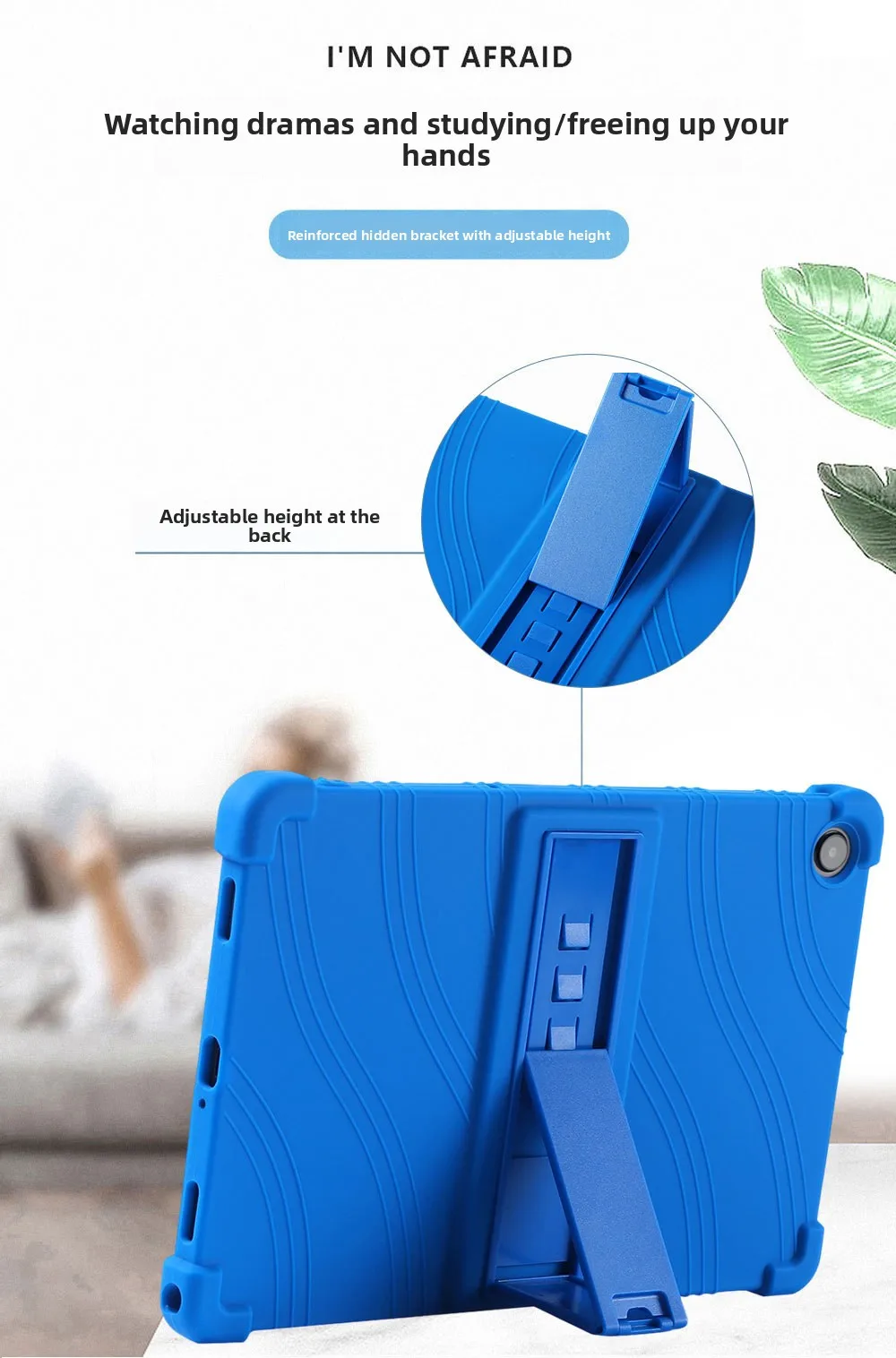 Silikonhülle für Samsung Galaxy Tab A11+ 11 Zoll SM-X236B Stoßfeste Schutzhülle mit Ständer TPU Ganzkörperhülle – Detail 3