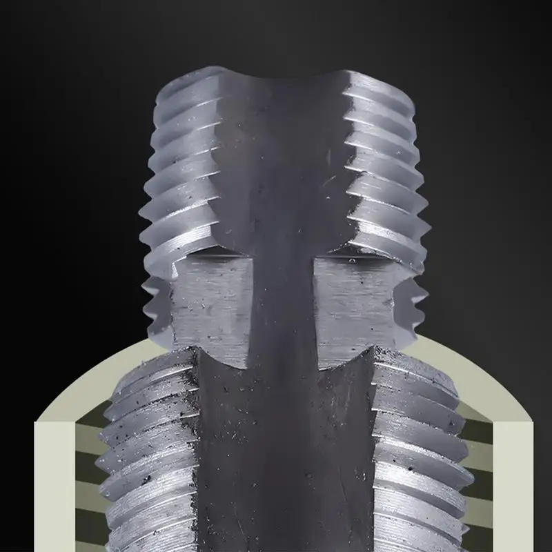 PVC Thread Maker Tool 1/2 Inch 3/4 Inch 1 Inch Pipe Threader Set  Pipe Threader Plumbing Tool Power Drill Water Pipe Threader