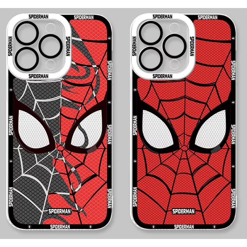 Hulk Iron Man Transparent Case for iPhone 17 Air 16 E 15 14 Plus 13 12 Mini 11 Pro Max Shockproof Washable Silicone Edge Cover