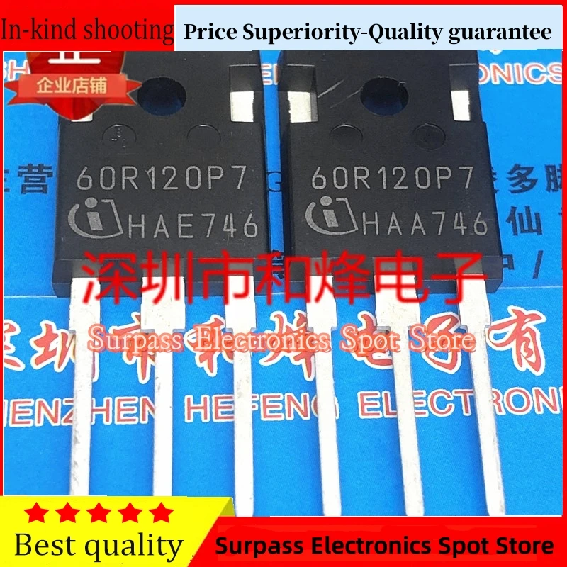 5PCS-10PCS 60R120P7 IPW60R120P7  TO-247 650V78A   Best Quality Guarantee  Can Be Purchased