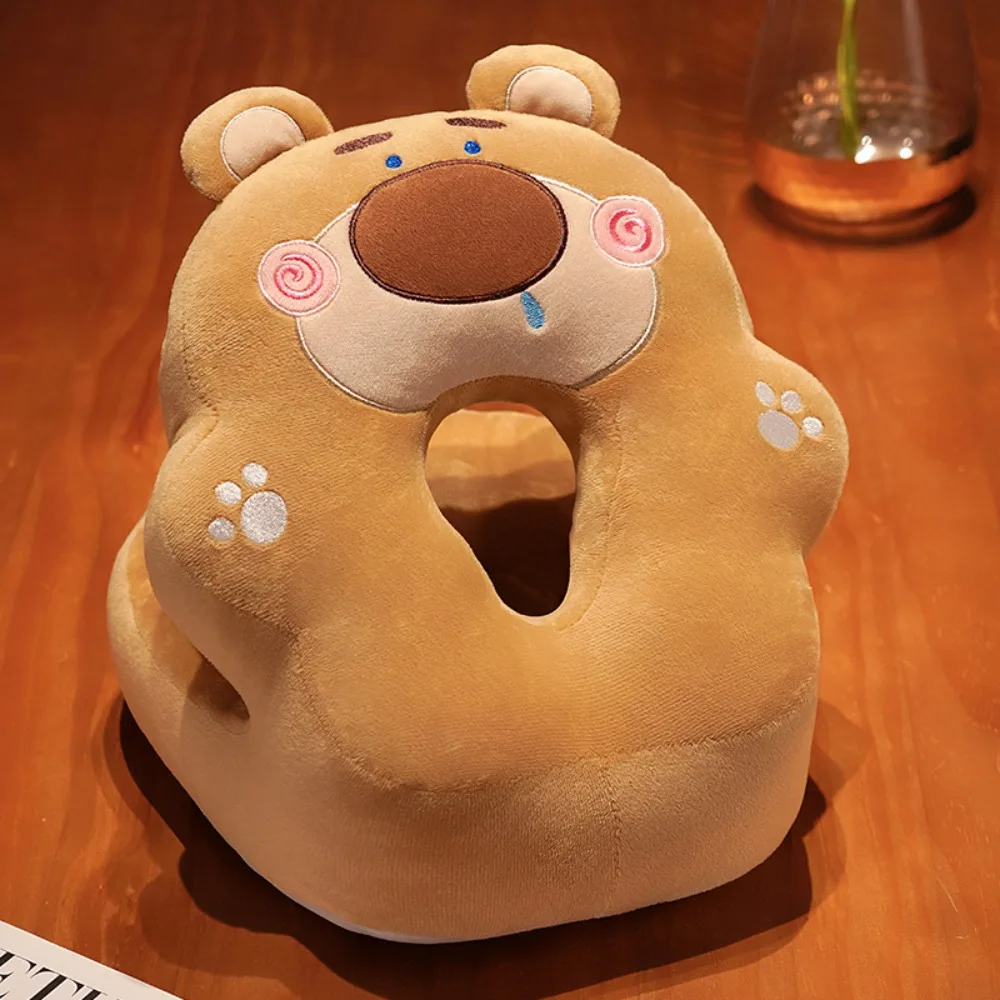 

Double-sided Hand Warmer Pillow Plush&Ice Silk Keep Warm Doggy Office Nap Pillow Super Soft Stuffed Piggy Pillow Stuffed Toy