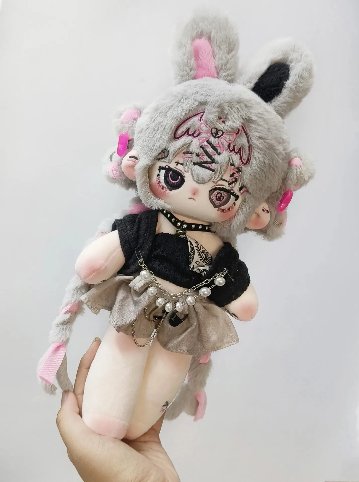 

30cm Dress-up Plushie Dolls Anime Game Long Leg Monster Girl Cute Cotton Stuffed Plush Doll Body Cosplay Gift Toys In Stock