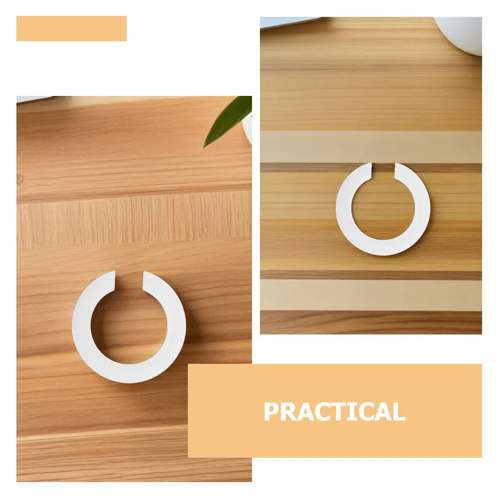 6Pcs Lamp Shade Reducer Rings E27 to E14 Plastic Adapter Durable Lampshade Conversion Replacement Parts for Lighting Fixtures