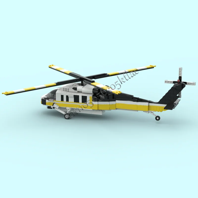 767 قطعة طائرة هليكوبتر لمكافحة الحرائق الجوية نموذج طائرة MOC بنة الطوب لعبة التجميع الإبداعية للأطفال هدايا عيد الميلاد