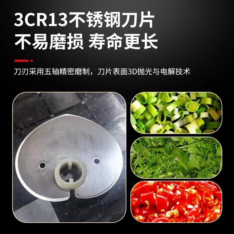 High-efficiency Hand-cranked Multi-functional Vegetable Cutter, 3mm Thickness, Commercial Grade
