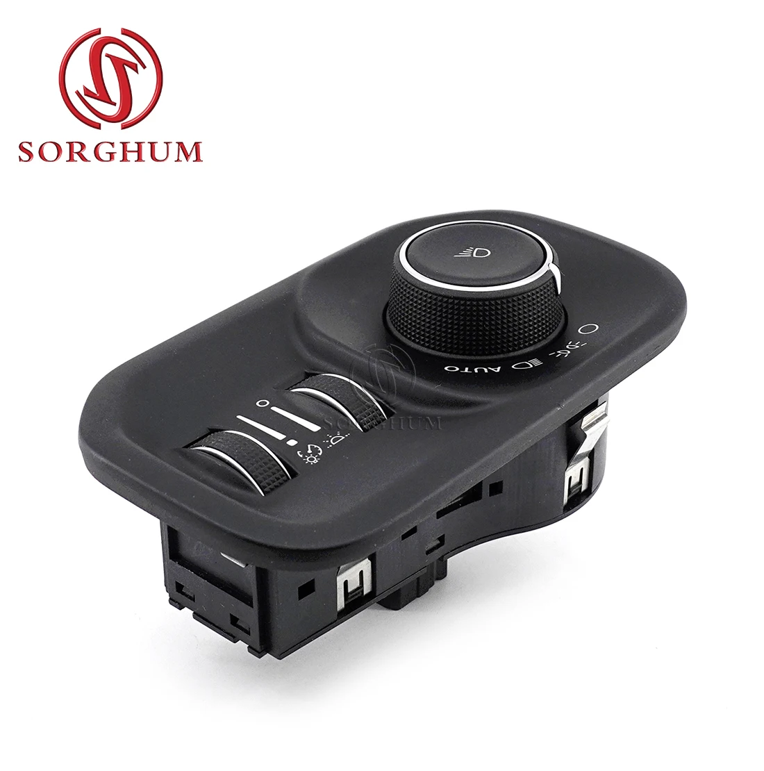 SORGHUM 68401933AB For Dodge Ram 1500 2500 3500 2019 2020 2021 New Headlight Switch Head Lamp Control Switch Adjuster 68401933AA