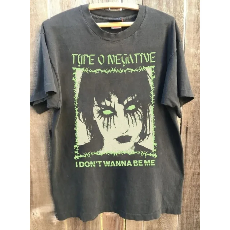 

Type O Negative Rock Band T-shirt I Don Wanna Be Me Interesting Casual Wear for Black Men and Women