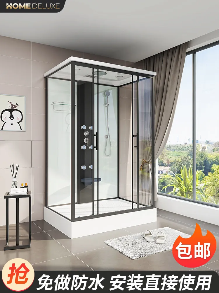 Shower room, integrated household integral bathroom, toilet screen, rectangular indoor bath