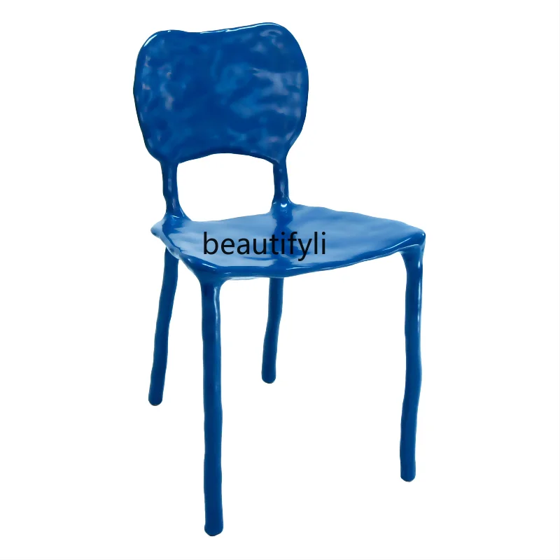 Qiji Style Dining Chair Creative Designer Model Brickearth Leisure Chair B & B Restaurant and Cafe Negotiation Chair