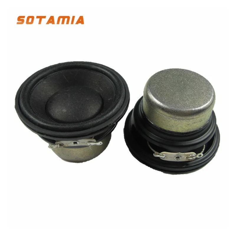 SOTAMIA 2Pcs 52MM Mid-rang Speaker Driver 4 Ohm 10W Alto Horn 25 Core Neodymium Loudspeaker DIY Home Sound Theater
