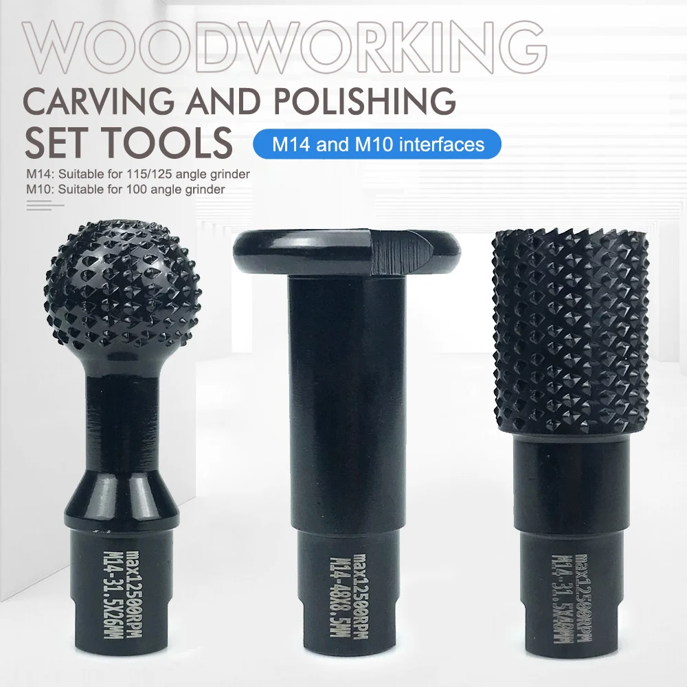 

10/14 мм насадка для резьбы по дереву, набор инструментов для резьбы по дереву и полировке, инструменты для угловой шлифовальной машины, инструмент для резьбы по деревянной пазу